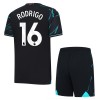 Conjunto (Camiseta+Pantalón Corto) Manchester City Rodrigo 16 Tercera Equipación 23-24 - Niño